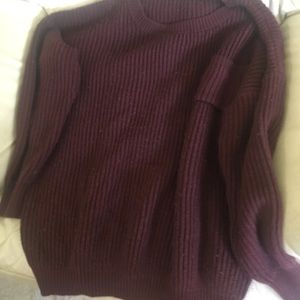 Alinfu maroon sweater